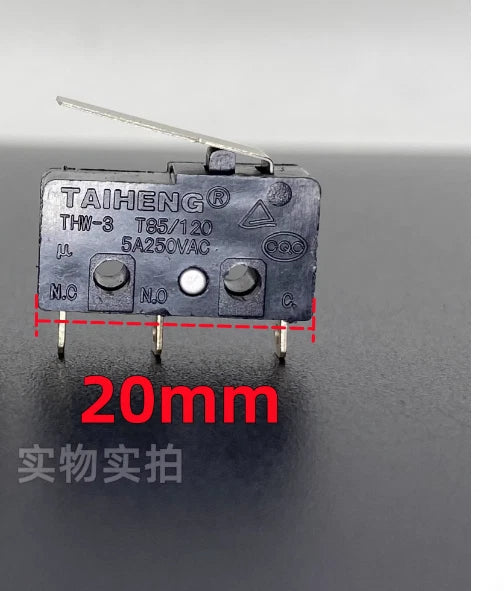 5pcs TAIHENG THW-3 T120 5A 3Pins 250V Micro Tact Switch