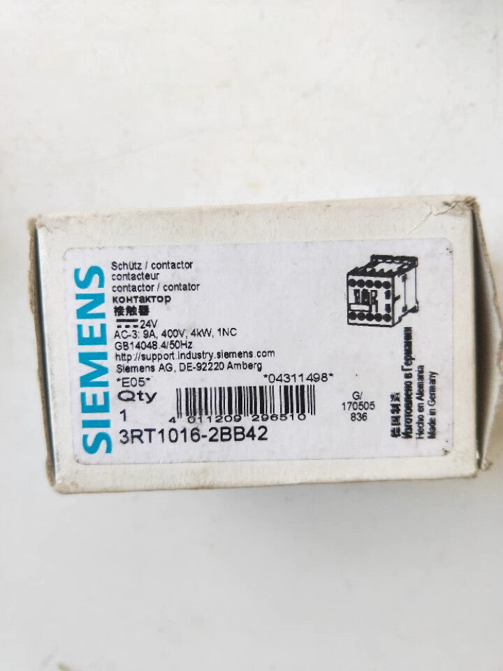 1Pc  SIE-MENS Elevator Dedicated Contactor 3RT1016-2BB42 24V