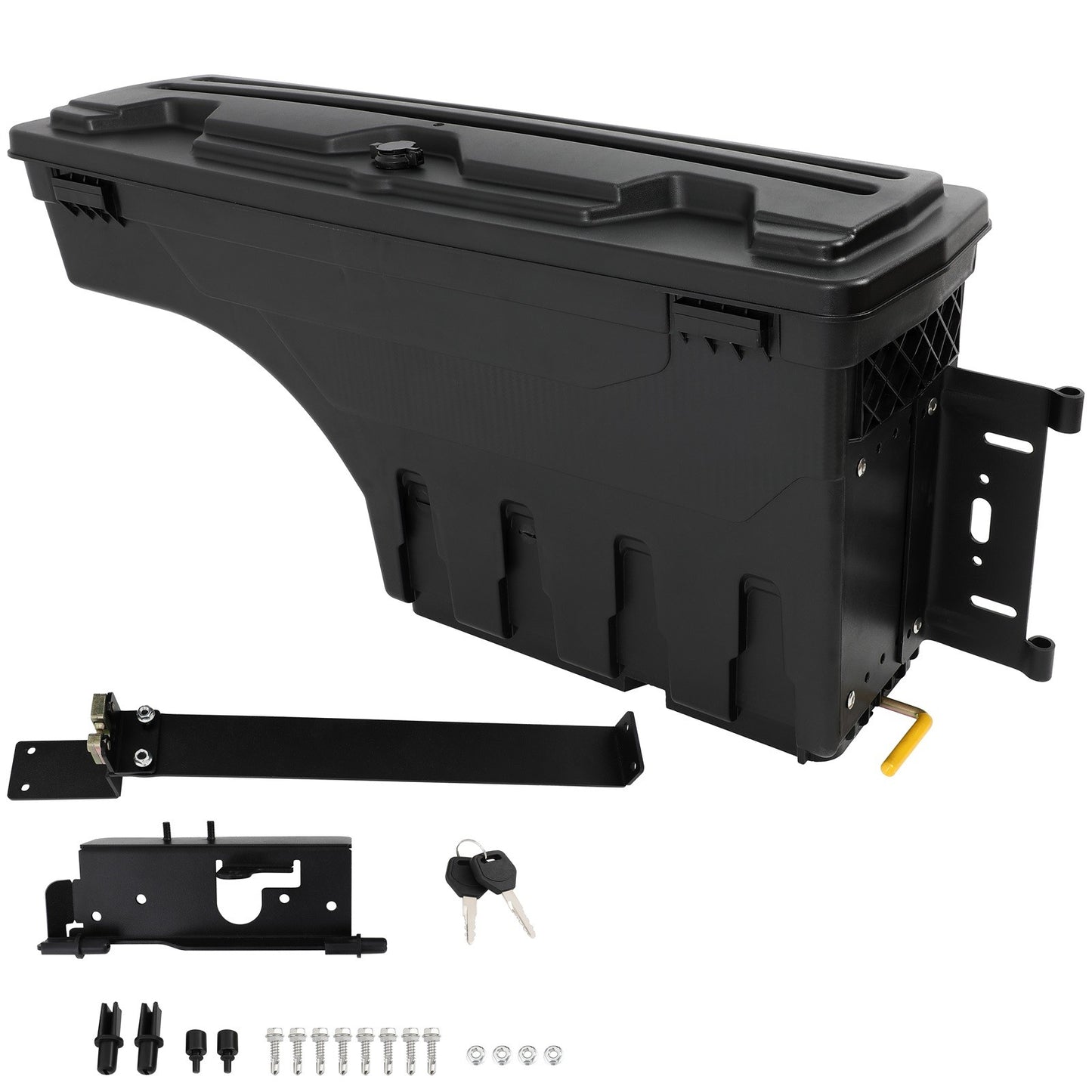 Right Side Truck Bed Storage Tool Box For 2002-2018 Dodge Ram 1500 2500 3500