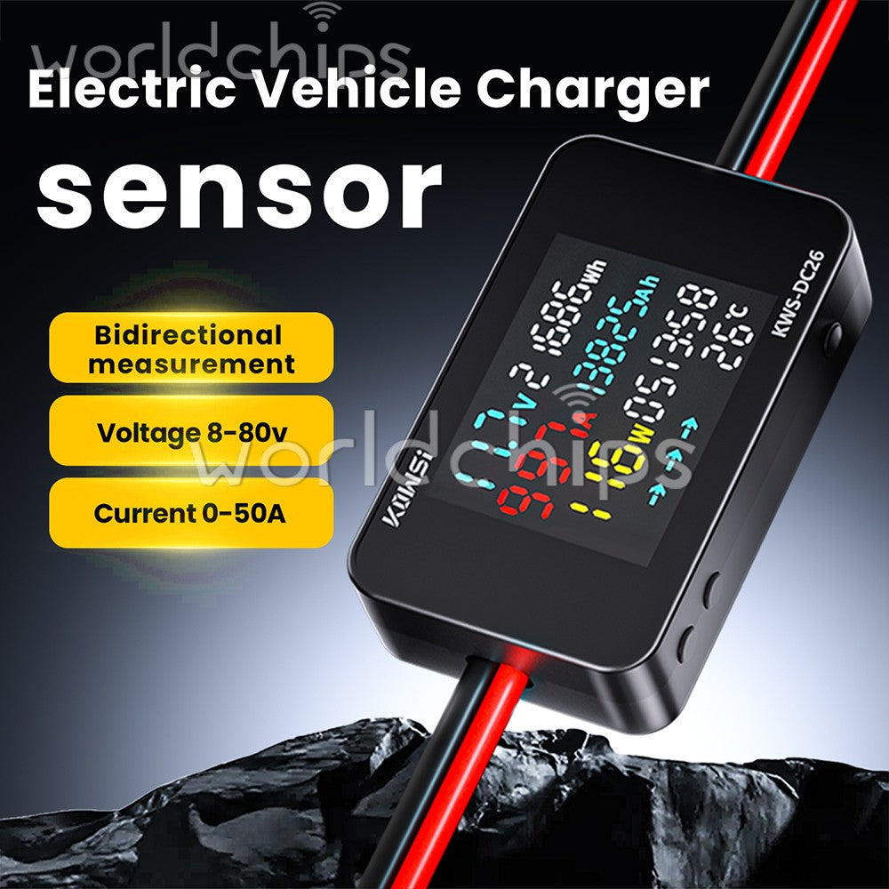 DC 8-80V Digital LCD Battery Charger Tester Voltage Current Energy Power Meter