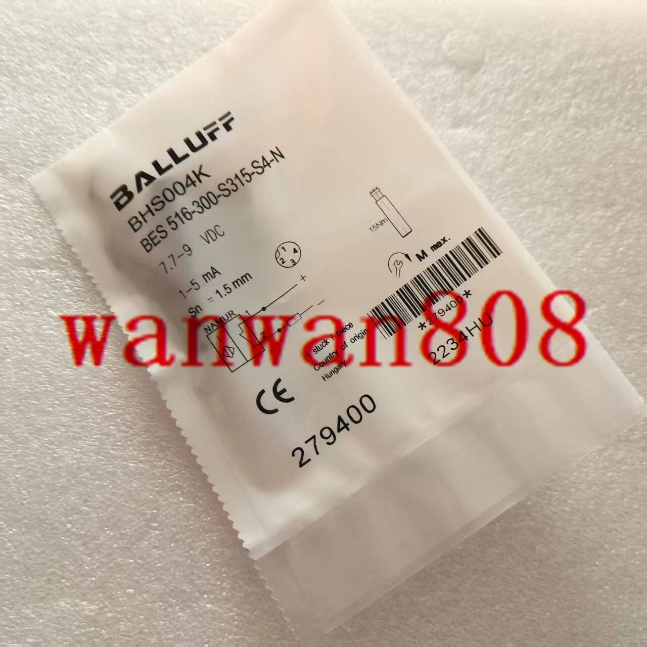 1PCS   ONES BALLUFF BES 516-300-S315-S4-N Sensor&Proximity Switch #zz #P