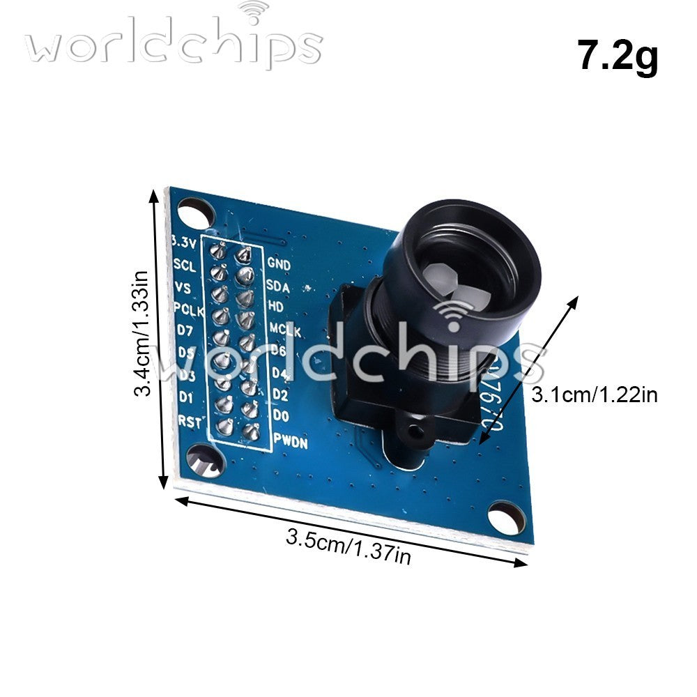 10PCS VGA OV7670 CMOS Camera Module Lens CMOS 640X480 SCCB with I2C Interface