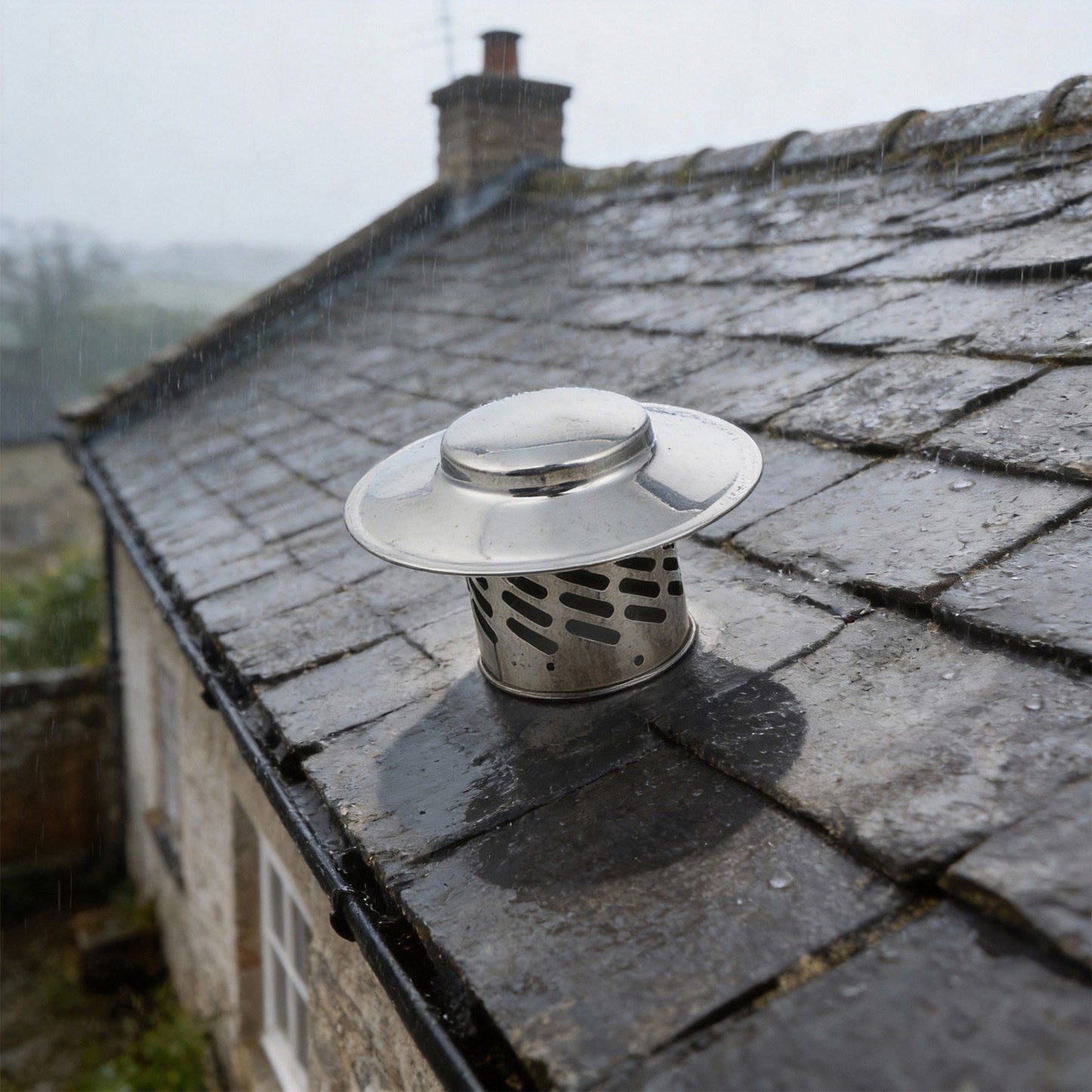 Stainless Steel Chimney Cap Suitable For Various Pipe Sizes Long Lasting