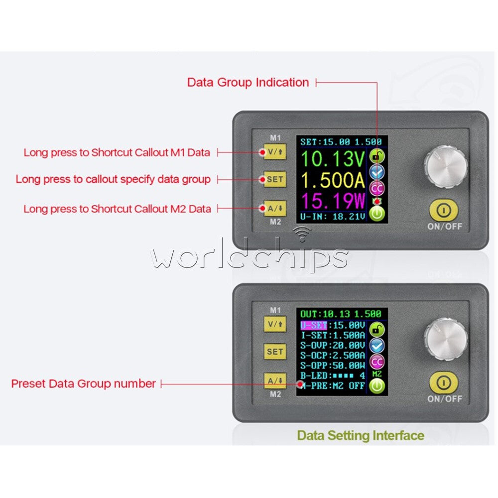 32V 5A Digital DPS3005 Programmable Buck Step Down Power Control LCD Module Kit