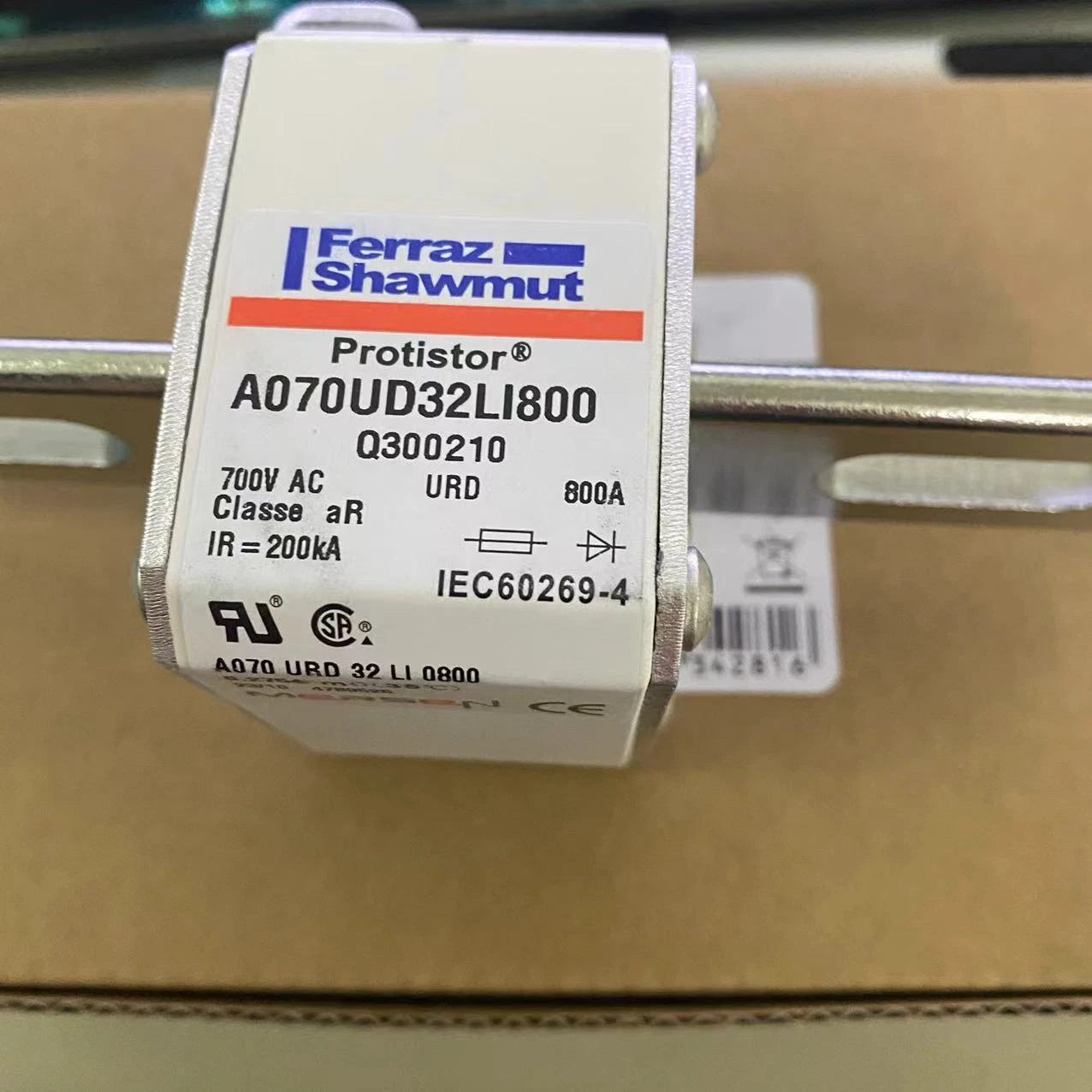 1Pcs  For FERRAZ SHAWMUT A070UD32LI800 Q300210 700V 800A fuse