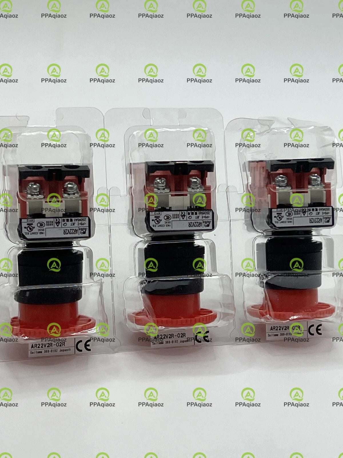 Fuji Electric AR22V2R-02R Switch Emergency Stop N.C. DPST Mushroom Button #P