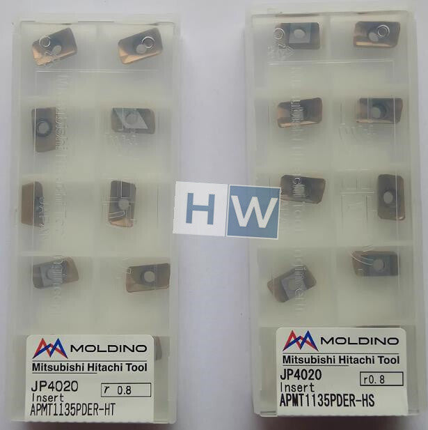 Box/10PC MOLDINO Hitachi CNC Milling Insert CNC Blade APMT1135PDER-HS JP4020