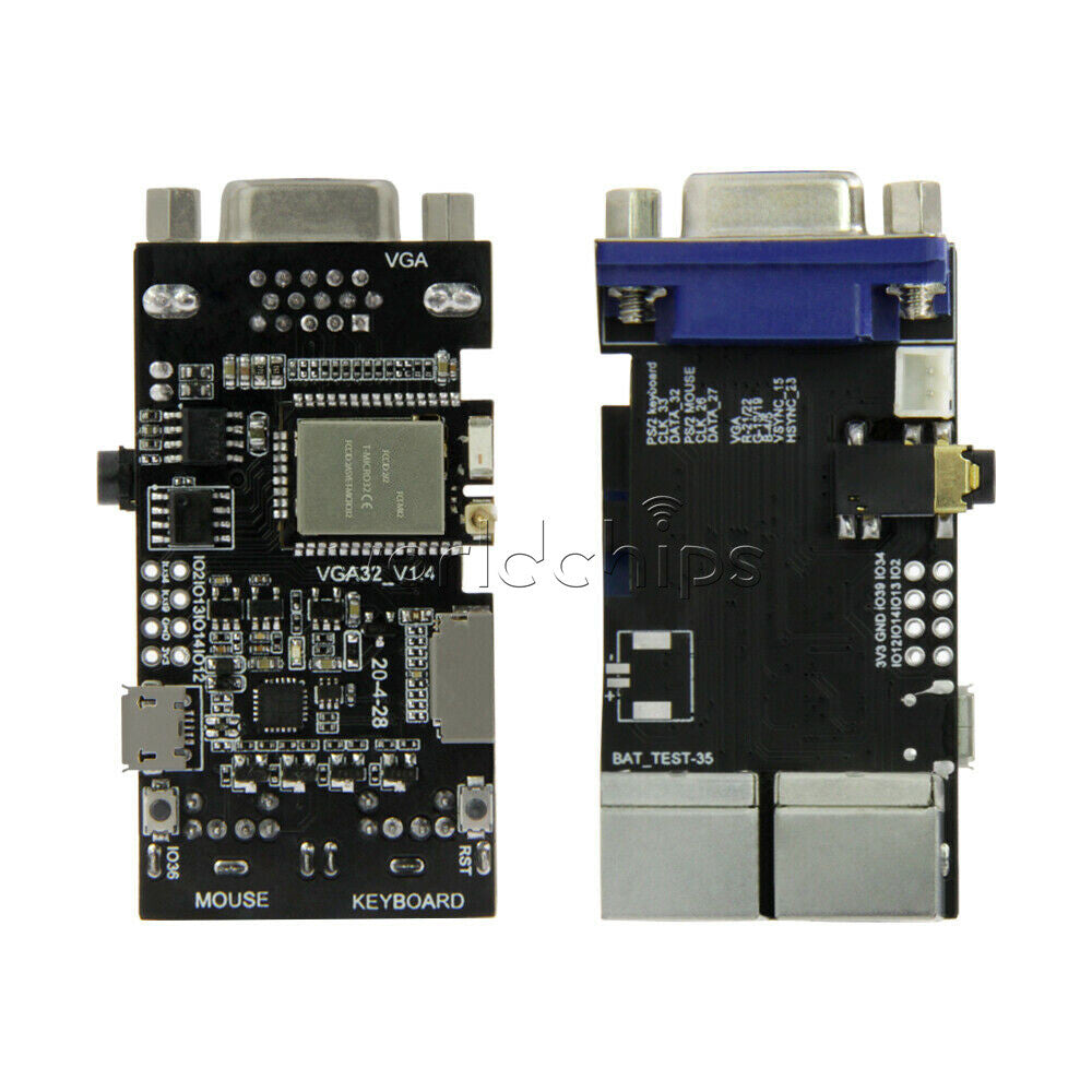 1/2/5PCS ESP32 VGA32 V1.4 Graphics Library PS/2 Mouse Keyboard Controller