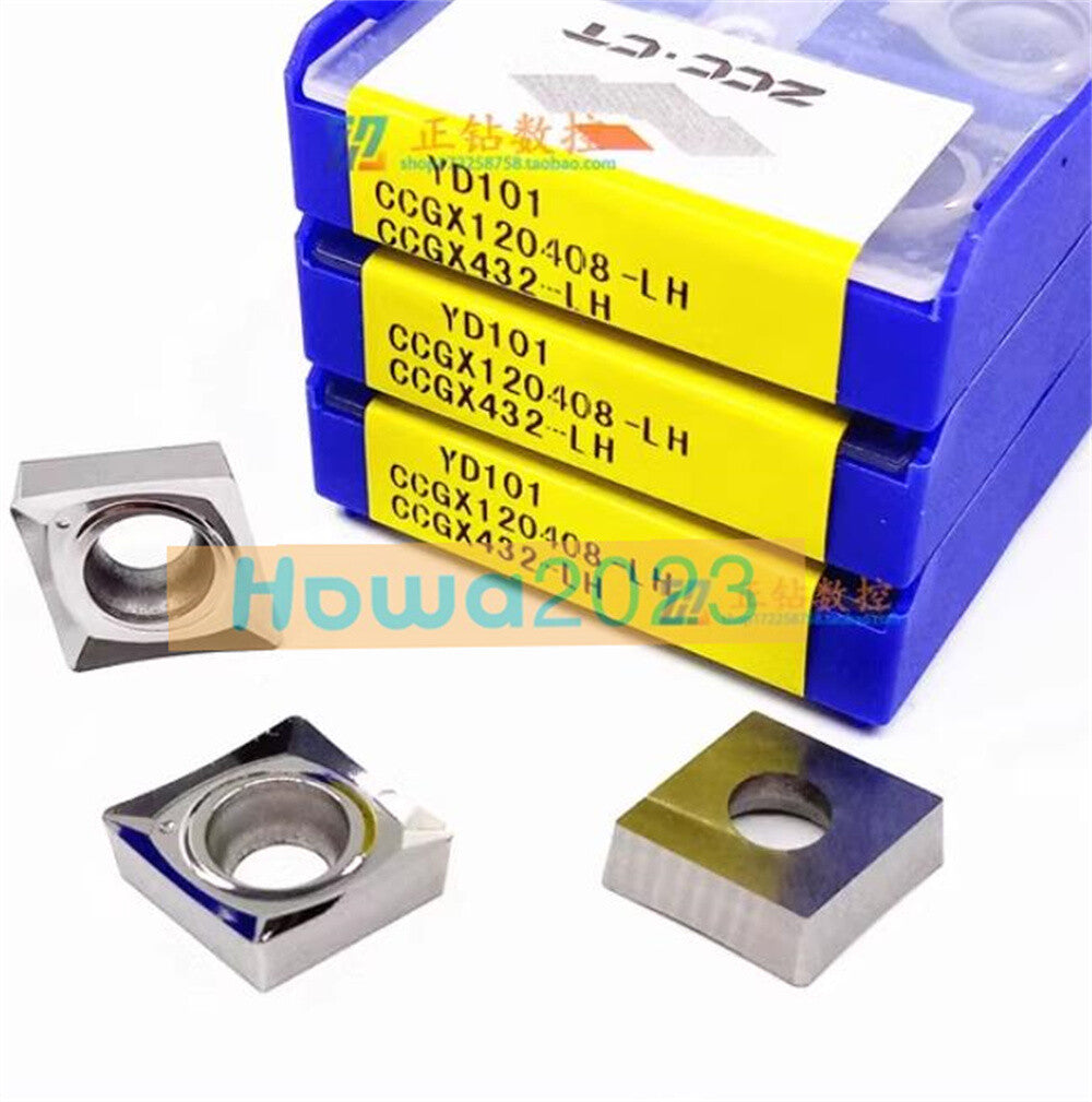 10Pcs/BOX CCGX120408-LH YD101 CCGX432-LH YD101 CNC turning blade carbide inserts
