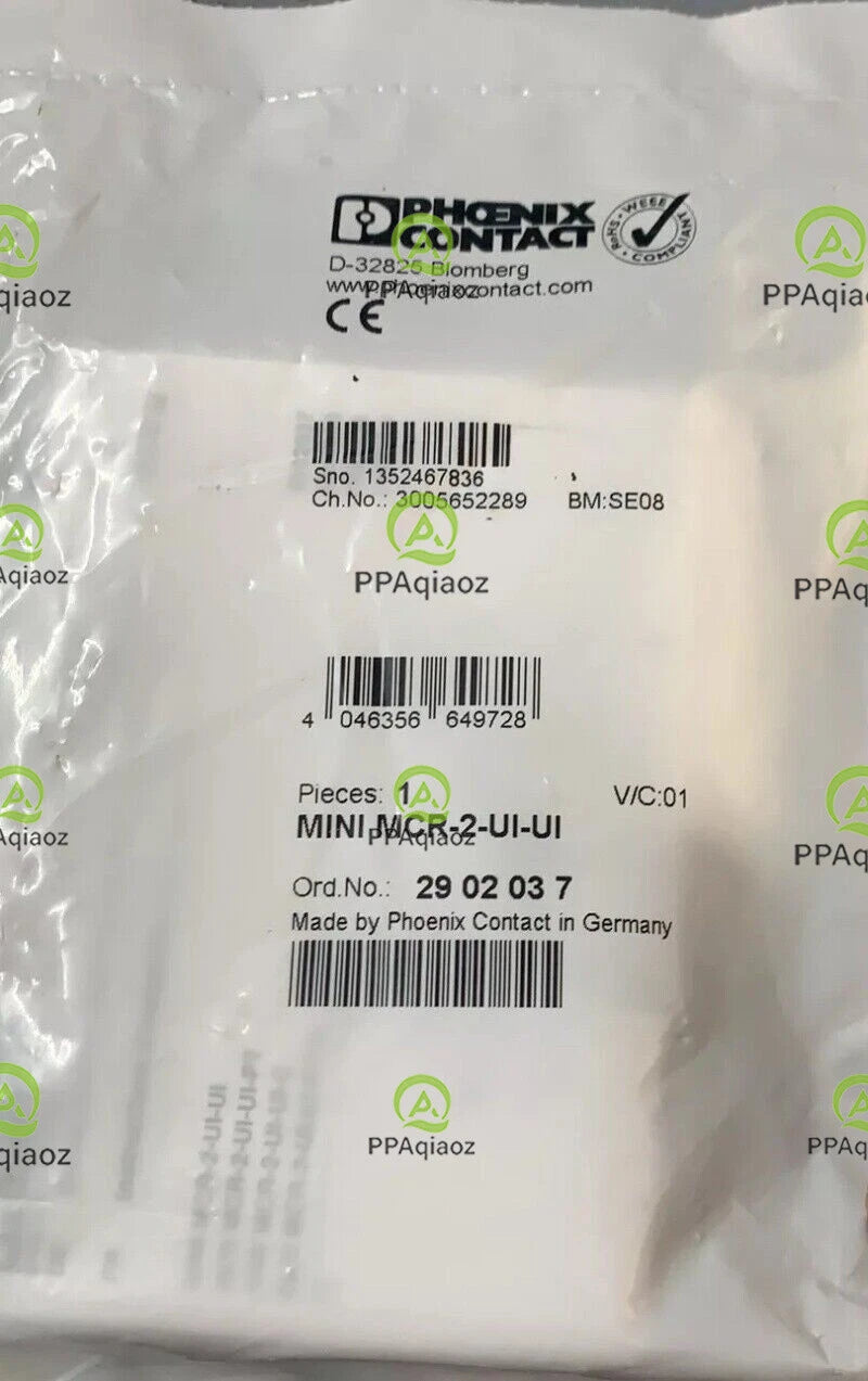 PHOENIX Contact MINI MCR-2-UI-UI 2902037 Isolation Amplifier #P