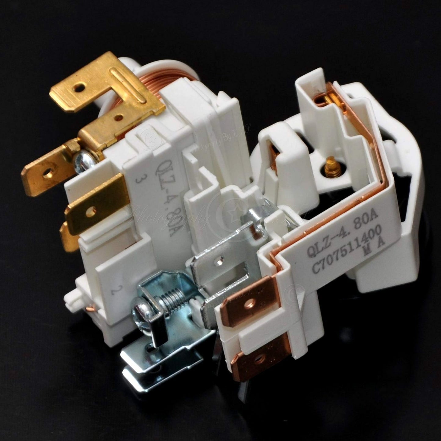 QLZ-6.40A QLZ-4.80A Refrigerator Start Relay + OL Protector For Danfoss Embraco