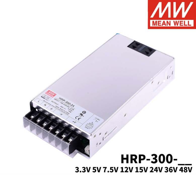 Mean Well Switching Power Supply Module HRP-300 5V12V24V36V48V 300W with PFC