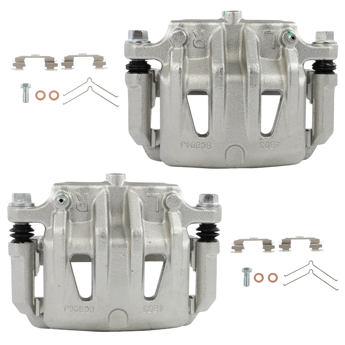 Front Left Right Brake Calipers 2Pcs For 2004-2017 Nissan Quest 19B3106 19B3107