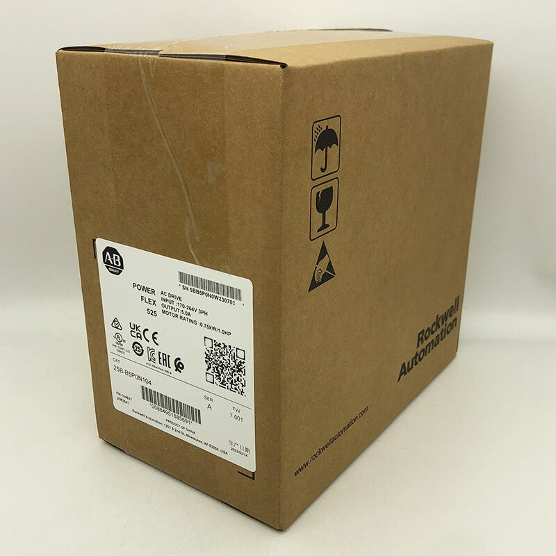 25B-B5P0N104   PowerFlex 525 0.75KW(1HP) AC Drive 25BB5P0N104 AB