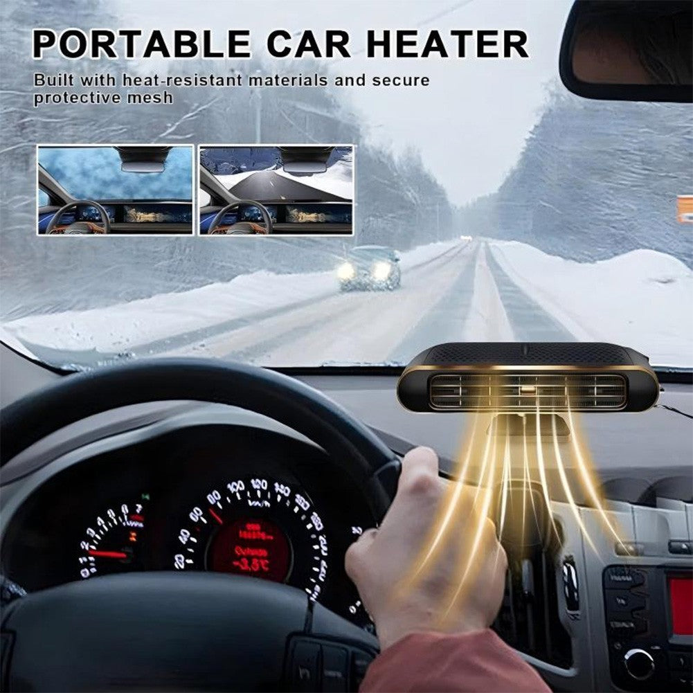 Dual Purpose 12V 120W Car Heater Cooling Heating Defogger for Vehicles