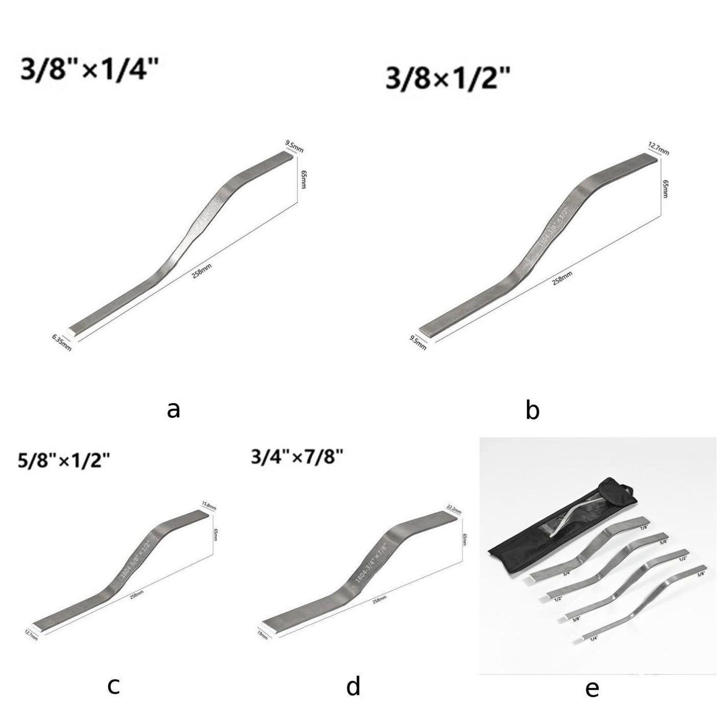 Professional Masonry Slicker for Brick and Tile Grouting with Four Size Options