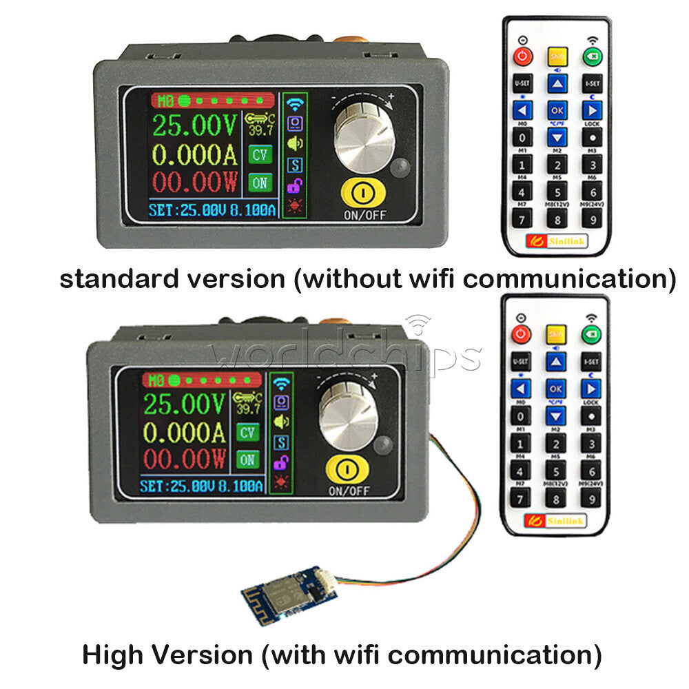 DC-DC Buck Converter CC CV 0-50V 400W 8A Adjustable Regulated Power Supply