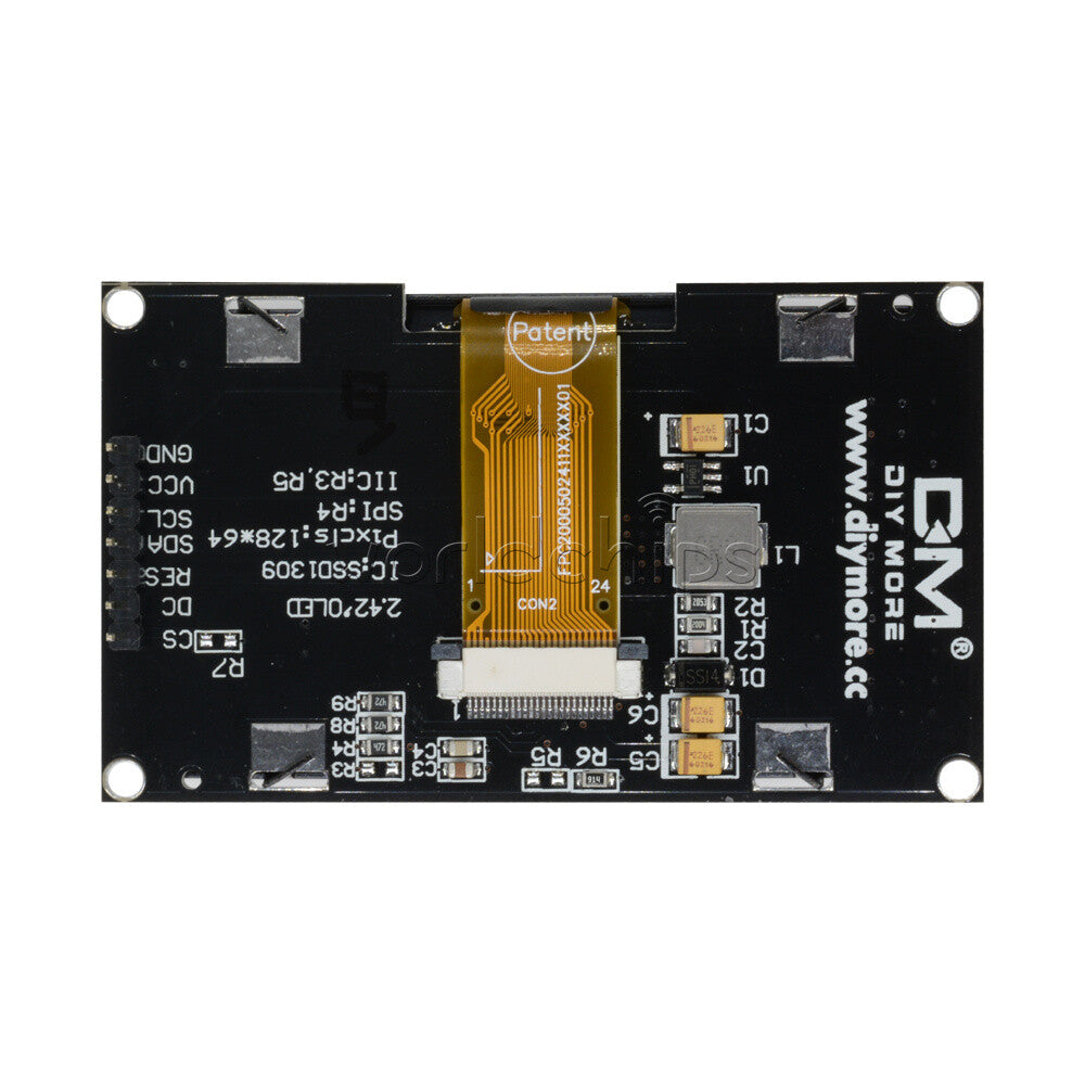 2.42" OLED Display Board 128*64 HD Display Screen IC I2C SPI Serial SSD1309