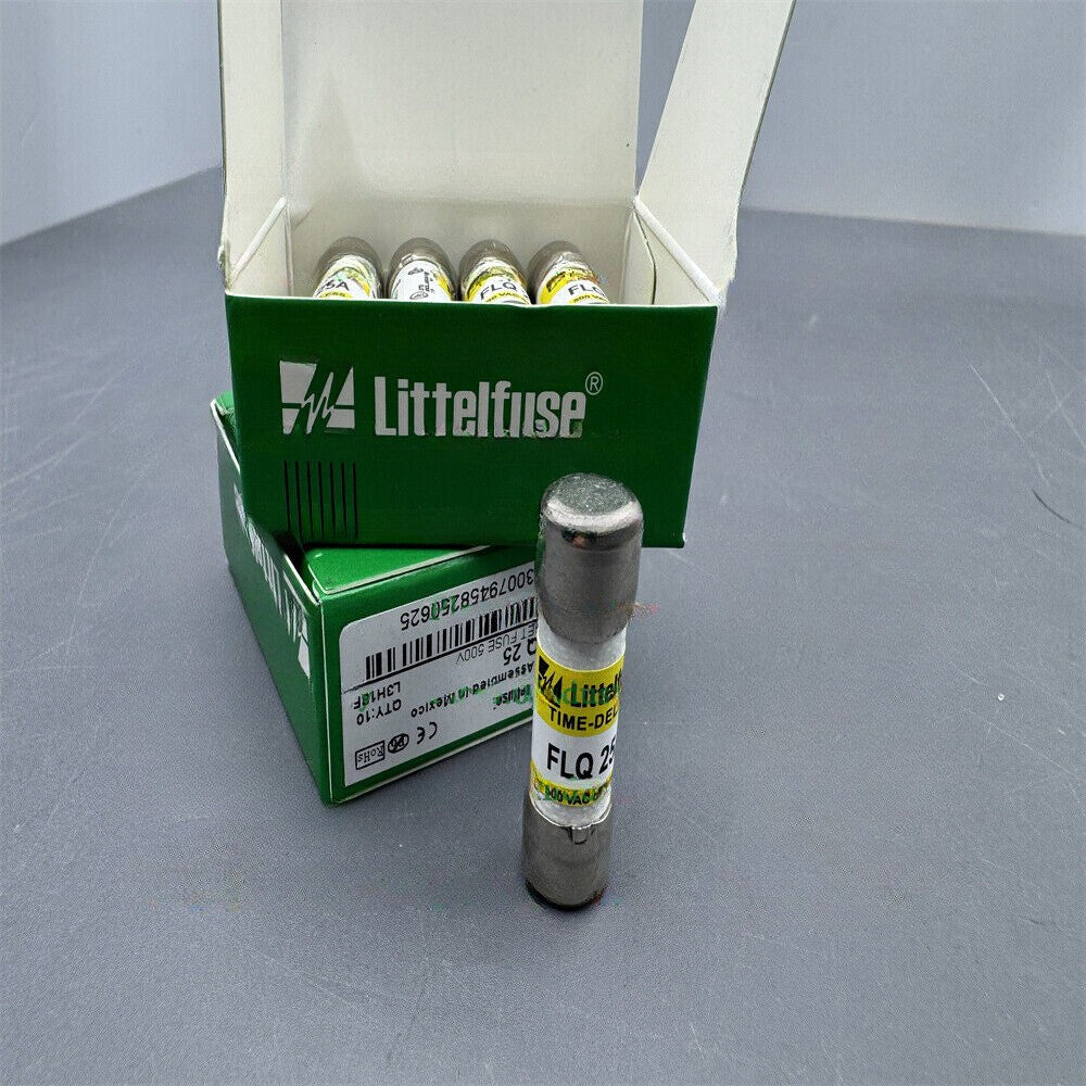 10PCS/BOX  Littelfuse FLQ-25 ( FLQ 25A ) 25 Amp 500Vac Time Delay Fuse