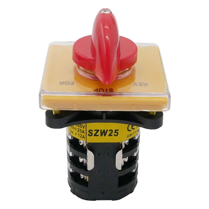ZHUCO SZW25/SZW25-3 Milling Machine Switch Universal Changeover Switch DC220V12A