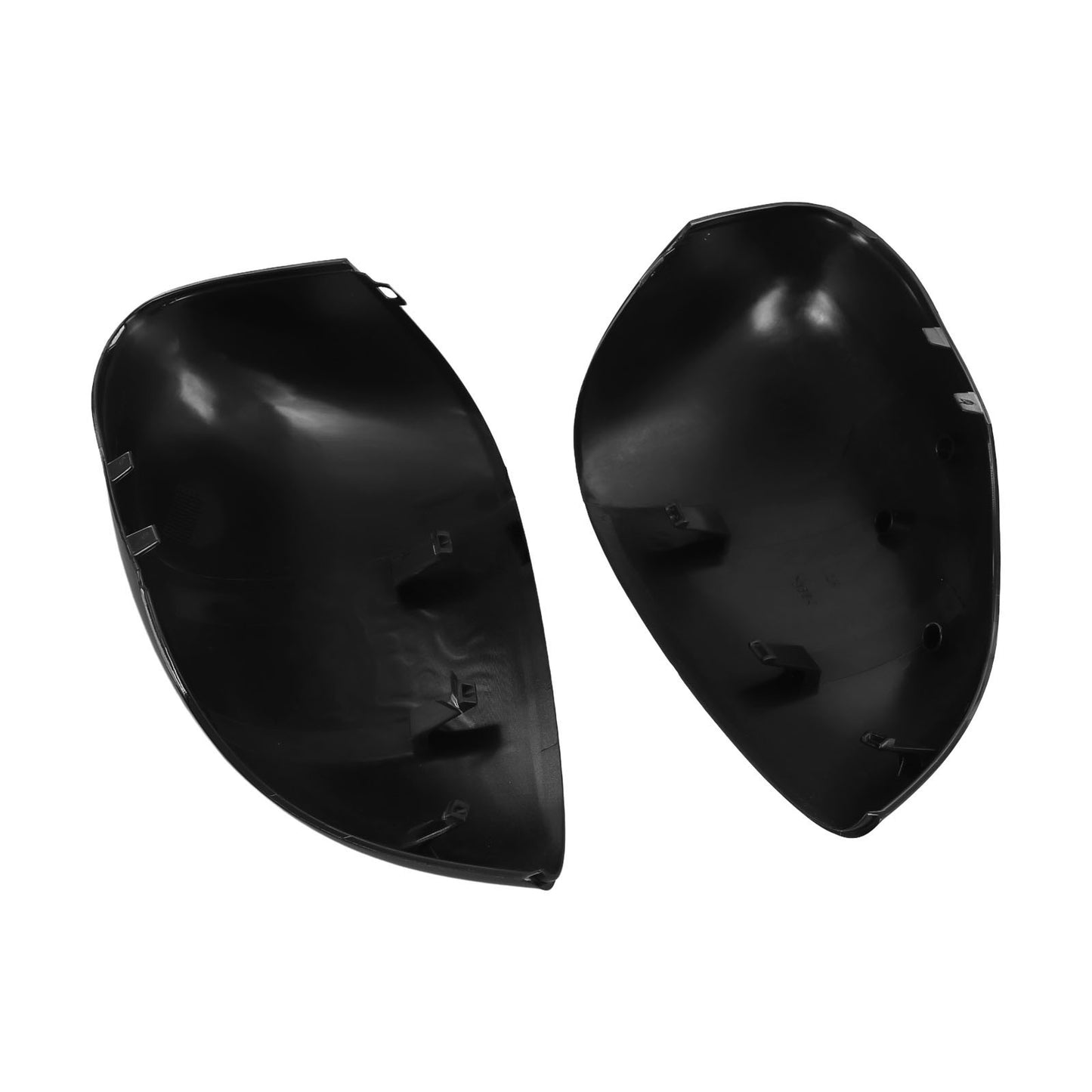 Premium Glossy Black Mirror Cover for Ford Fiesta MK7 08 17 Excellent Fit
