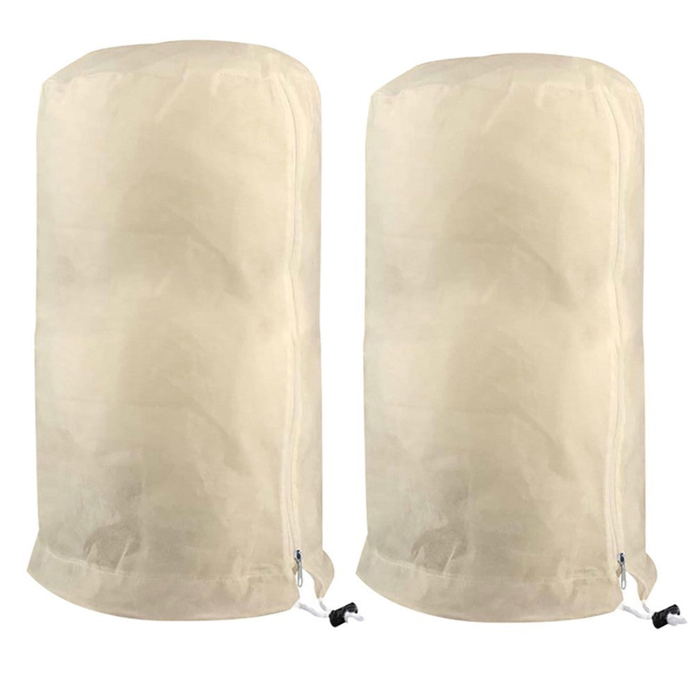 Non Woven Fleece Plant Covers 2 Pack for Effective Frost and Weather Protection