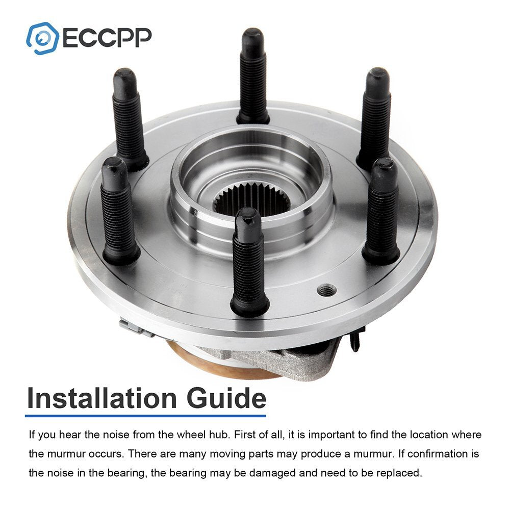 1Pc Wheel Hub Bearing Front 4WD For Chevy Silverado 1500 Sierra 1500 2007-2013