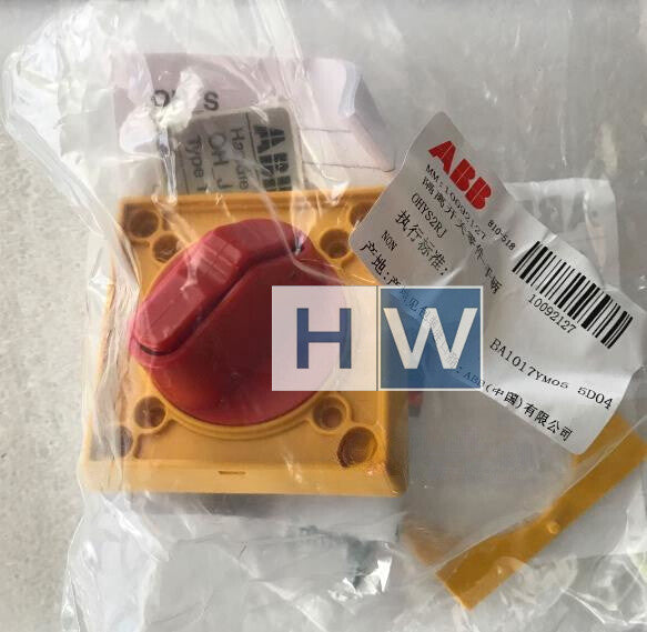 1PC  ABB Optional Yellow Handle OHYS2RJ 10092127 for OT16-125FT3 OT16-125FT4