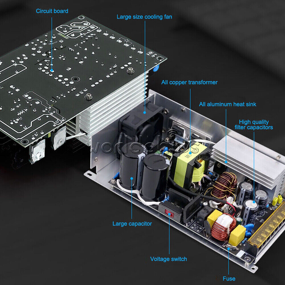 Switching Power Supply 65V 800W SMPS CNC Adjustable Voltage for RD RD6018 RD6012