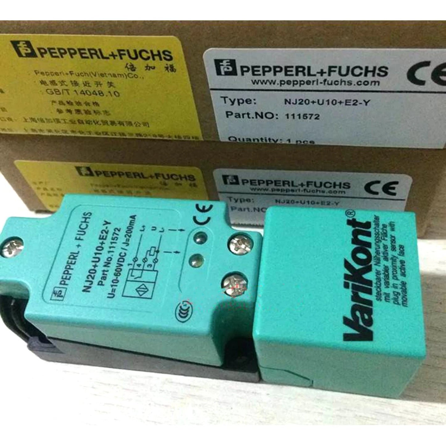 One For Pepperl+Fuchs  NJ20+U10+E2-Y PROXIMITY Sensor Free Shipping #P
