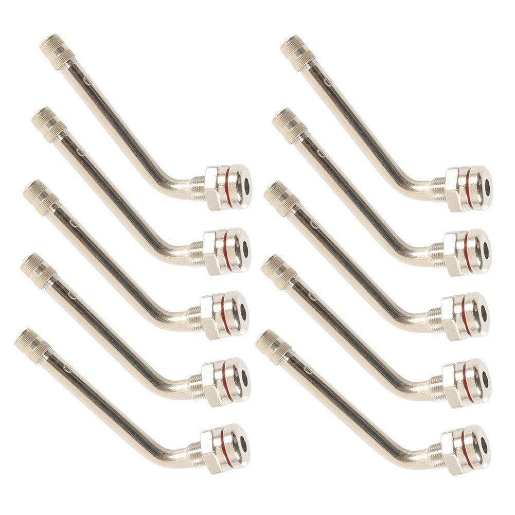10 Truck Tire Valve Stem Extensions TR545D 60 Degree for Aluminum Wheels