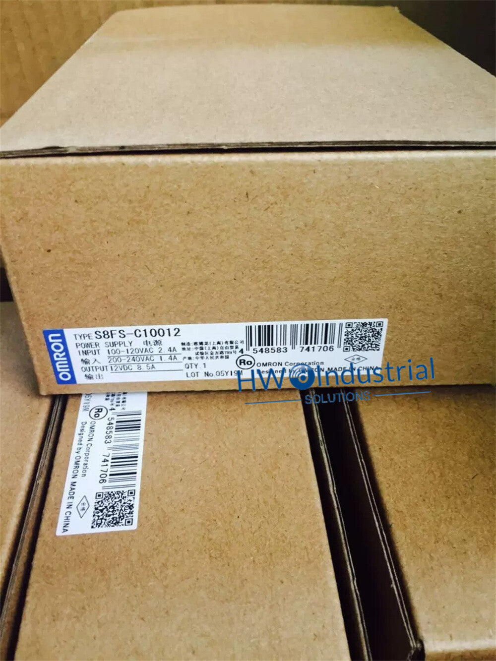 1/Piece  S8FS-C10012 100W 12V 8.5A OMRON Switching Power Supply
