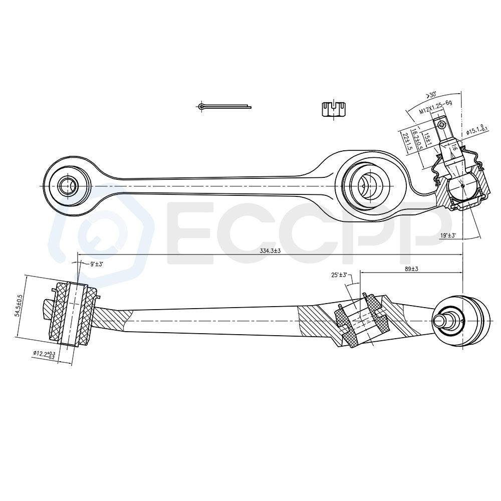 6pc Front Wheel Hub & Bearing Control Arm Tie Rod Kit For 94-02 Saturn SC1 SC2