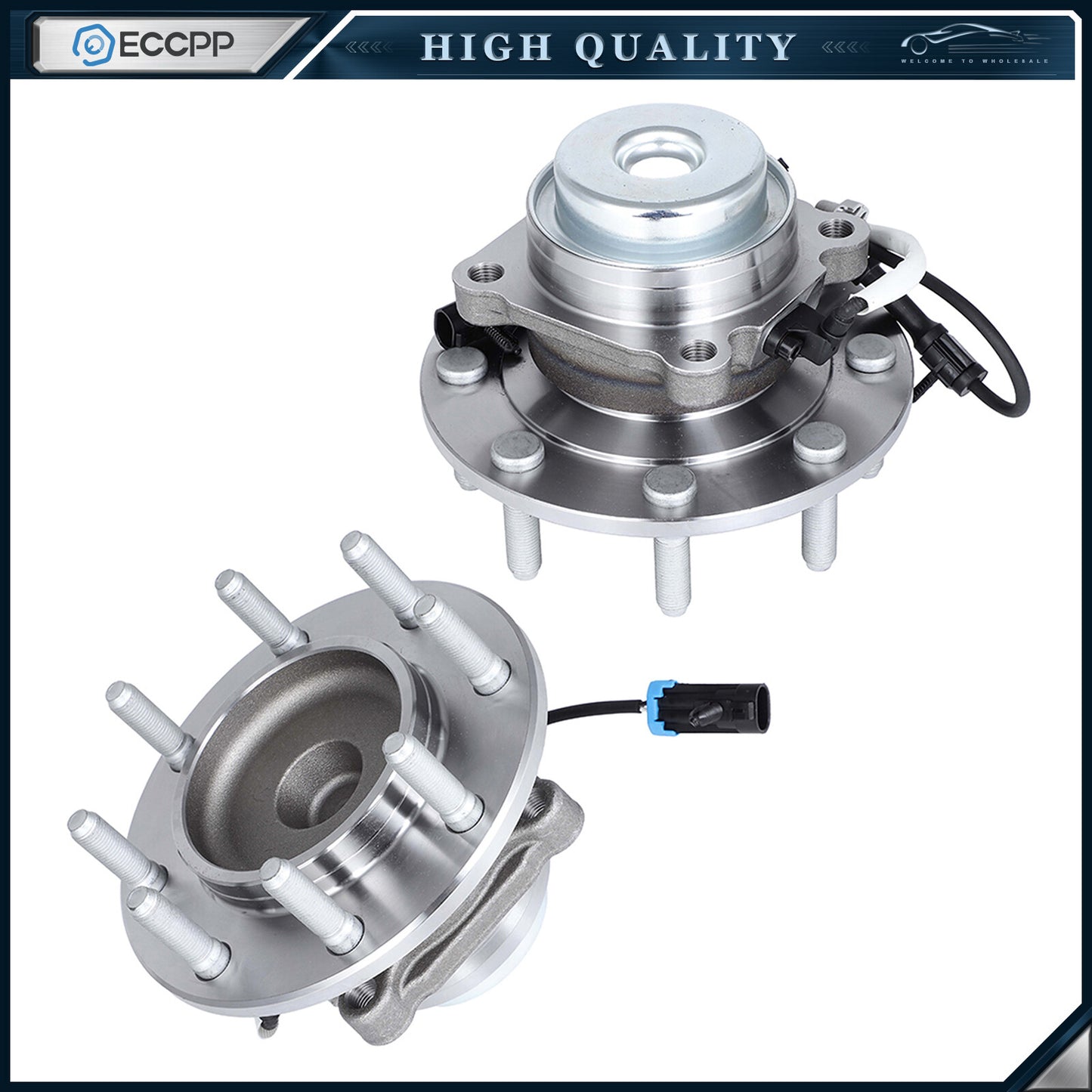 2Pcs Front Wheel Hub Bearings For Chevy Express 3500 GMC Savana 3500 4500 RWD