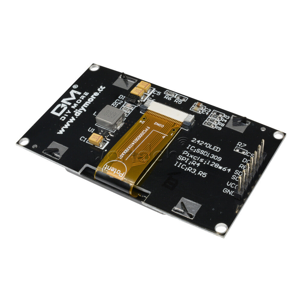 2.42" OLED Display Board 128*64 HD Display Screen IC I2C SPI Serial SSD1309