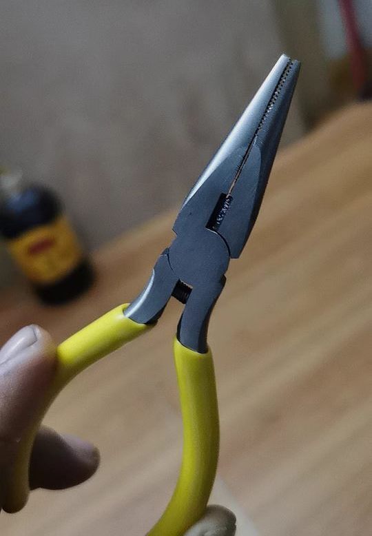 2x Mini Needle Nose Pliers Jewelry Make DIY Crafts Electronics Repair Tools Kit