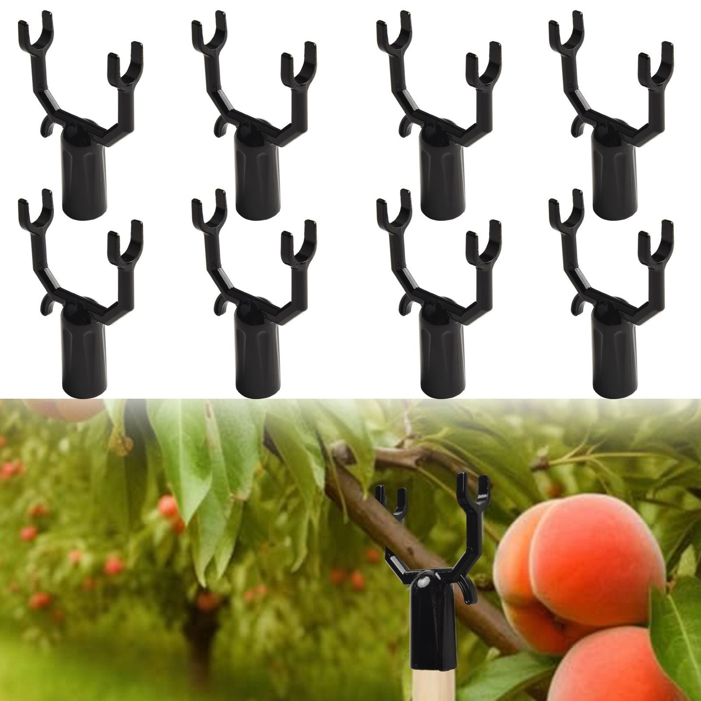 8pcs Tree Branch Support Metal Crutch Device Garden Yard Leaning Spreader Stakes