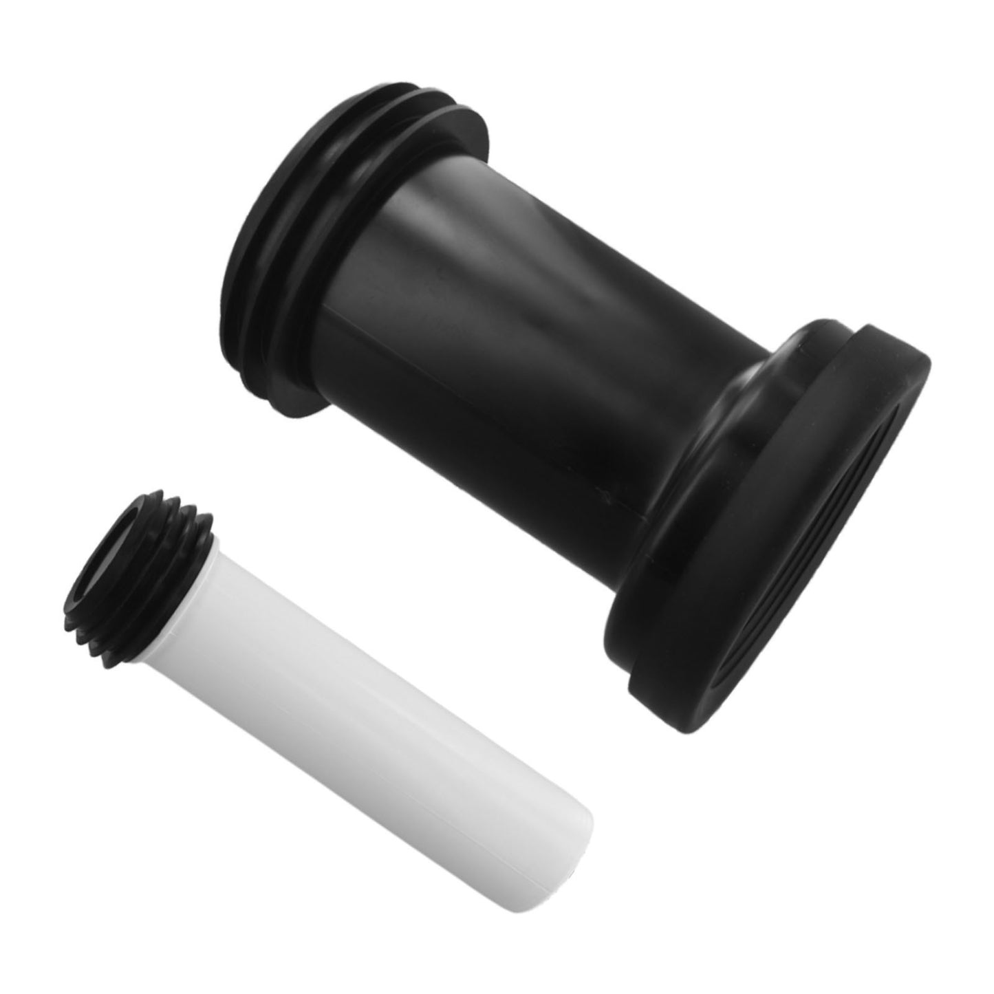 PVC Toilet Connecting Pipes 2 Pcs for Efficient Waste Management Systems