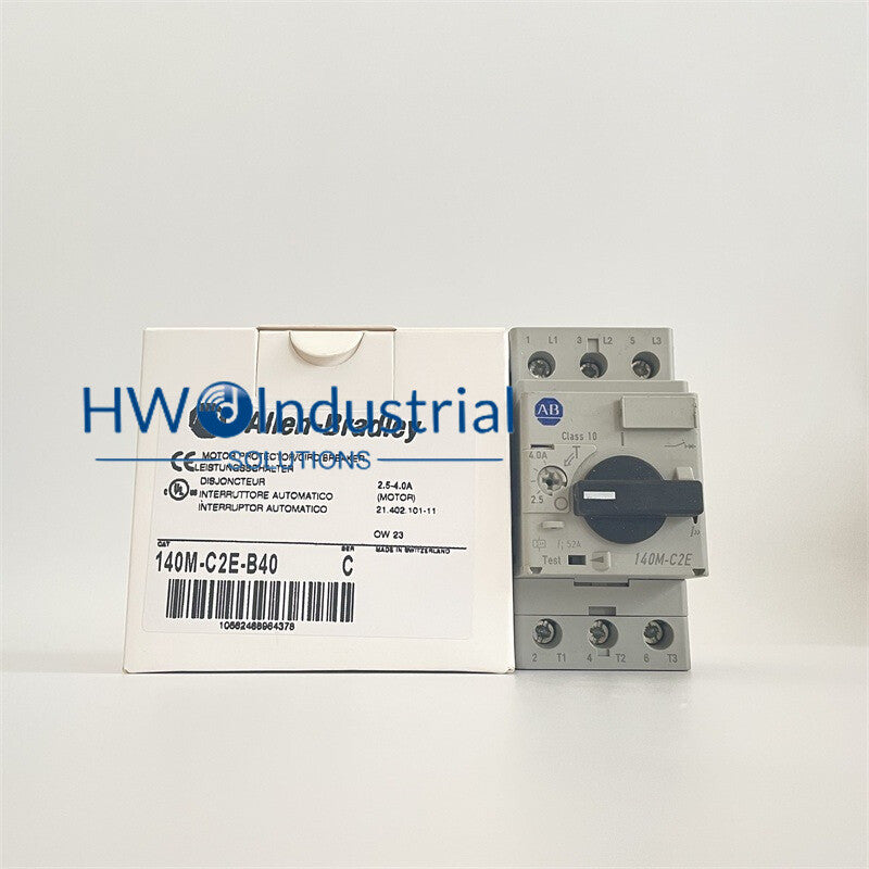1Pc  Motor Protector Circuit Breaker 140M-C2E-B40 Current 2.5-4.0A