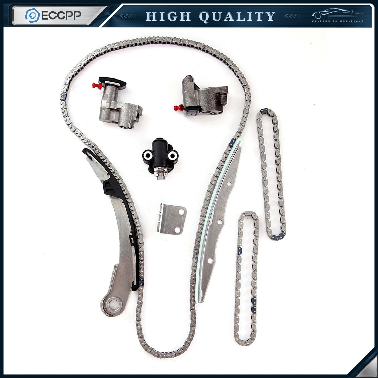 Timing Chain Kit For Nissan Maxima 2004-2008 3.5L V6 DOHC 24 Valve Eng VQ35DE