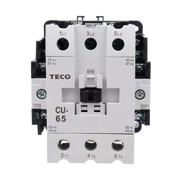 1/piece  TECO AC contactor CU-65 3A2a2b 220VAC Coil Voltage
