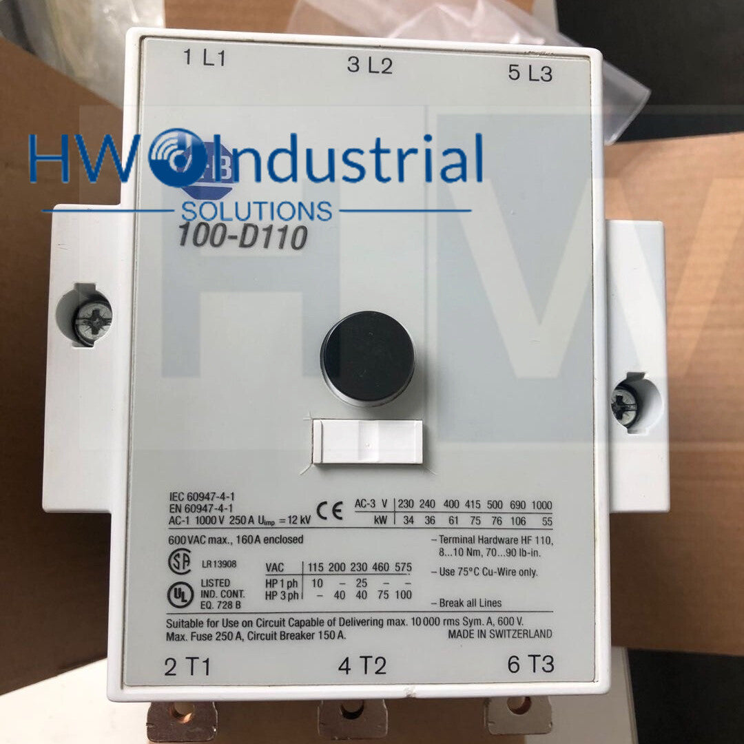 1Pc  Contactor 100-D110 110V 100-D110A11 Expedited