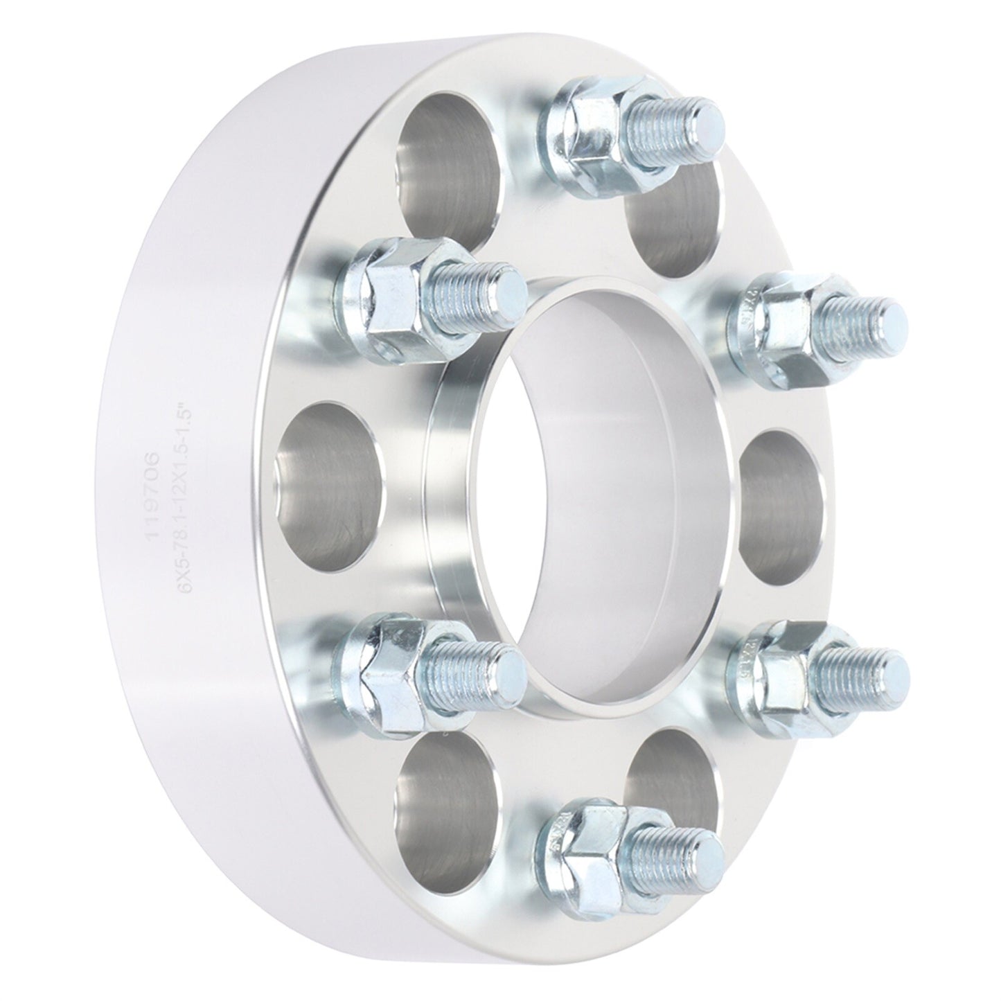 2 Pcs 1.5" 6x5 Hub Centric Wheel Spacers 12x1.5 For Chevy Trailblazer GMC Envoy