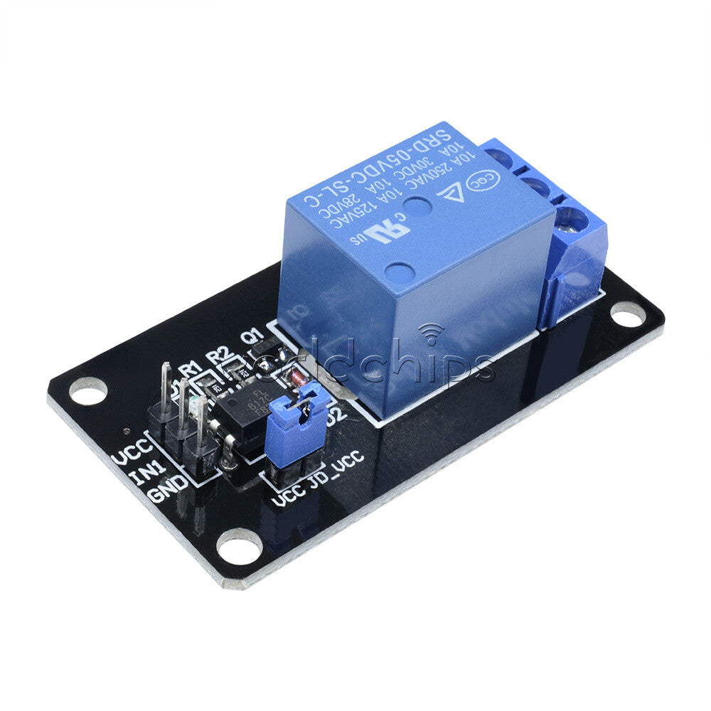 10PCS One 1 Channel Isolated Relay Module 5V With Optocoupler For Arduino