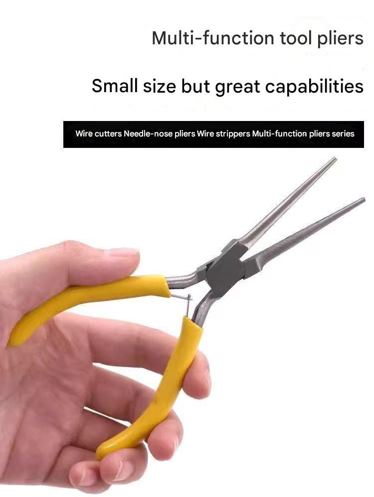 2x Mini Needle Nose Pliers Jewelry Make DIY Crafts Electronics Repair Tools Kit