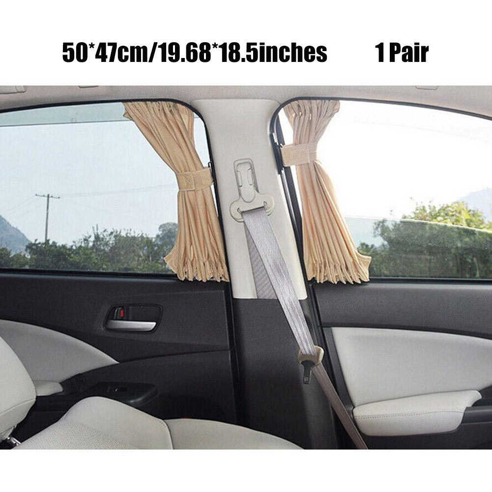 VIP Luxury Beige Car Van SUV Curtains UV Sunshade Visor Sun  for PROTECTION