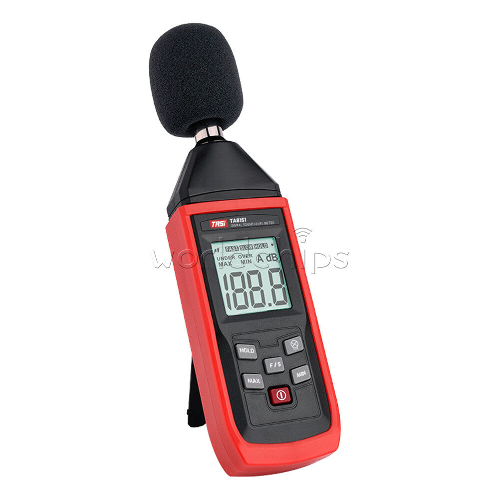 TA8151 Digital Sound Level Meter Noise Tester Sound Detector Monitor 30-130dB