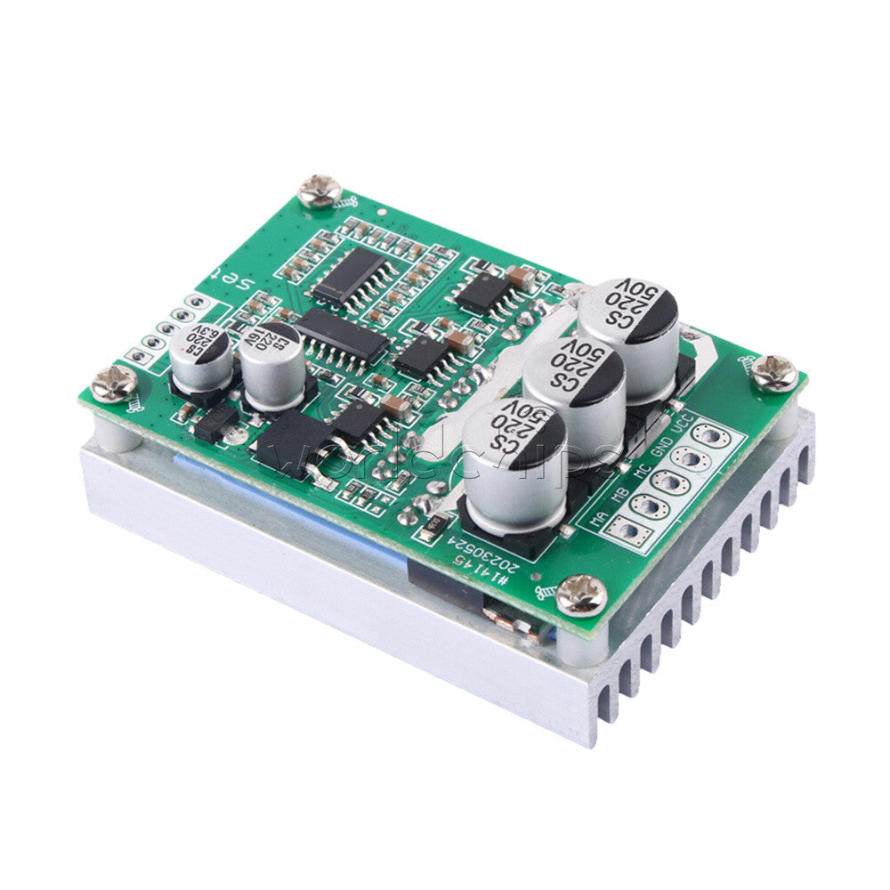 BLDC DC12V-36V 500W Brushless Motor Speed Controller PWM Hall-less Motor Control