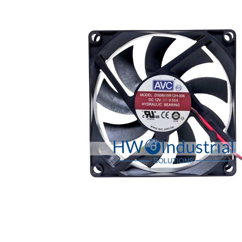 AVC DS08015R12H-006 8015 12V 0.50A Large Wind Power Supply CPU Cooling Fan