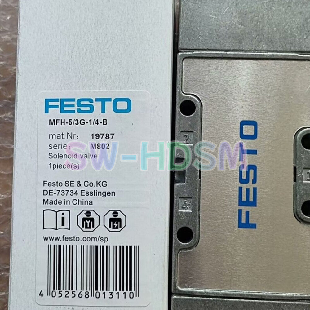1PCS  FESTO MFH-5/3G-1/4-B MFH5/3G-1/4-B 19787 PLC freight free